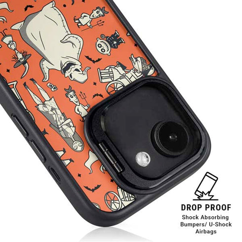 Disney The Nightmare Before Christmas Character Pattern print iPhone 16e Kickstand Case