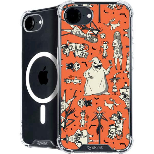 Disney The Nightmare Before Christmas Character Pattern print iPhone 16e MagSafe Case