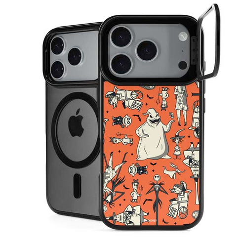 Disney The Nightmare Before Christmas Character Pattern print iPhone 18 Pro Kickstand Case