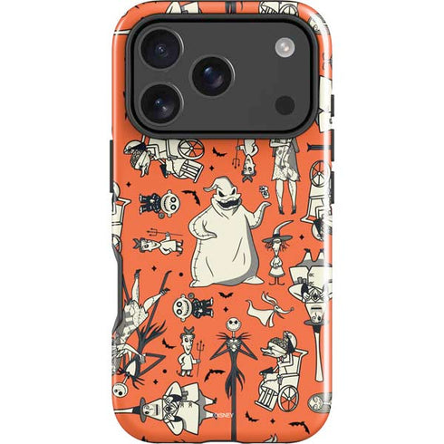 Disney The Nightmare Before Christmas Character Pattern print iPhone 18 Pro Max Impact Case
