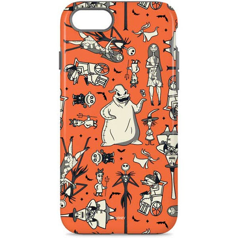 Disney The Nightmare Before Christmas Character Pattern print iPhone Cases