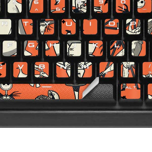 Disney The Nightmare Before Christmas Character Pattern print K95 RGB PLATINUM Mechanical Gaming Keyboard Skin