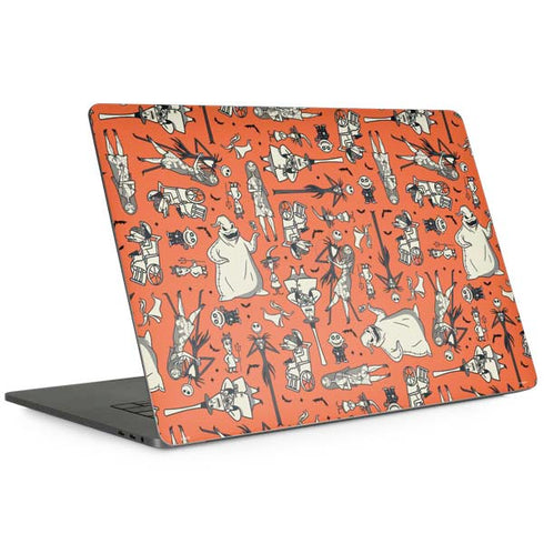 Disney The Nightmare Before Christmas Character Pattern print MacBook Skins
