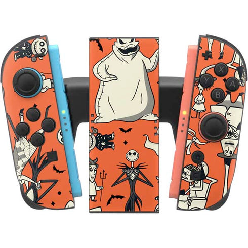 Disney The Nightmare Before Christmas Character Pattern print Nintendo Switch 2 (2025) Joy-Con Controller Skin
