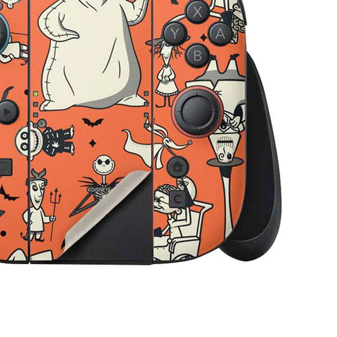Disney The Nightmare Before Christmas Character Pattern print Nintendo Switch 2 (2025) Joy-Con Controller Skin