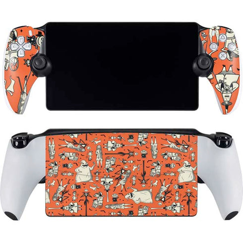Disney The Nightmare Before Christmas Character Pattern print PlayStation Portal Remote Player Skin