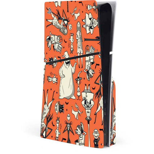 Disney The Nightmare Before Christmas Character Pattern print PlayStation PS5 Skins