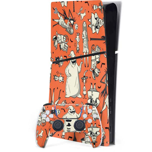 Disney The Nightmare Before Christmas Character Pattern print PlayStation PS5 Skins