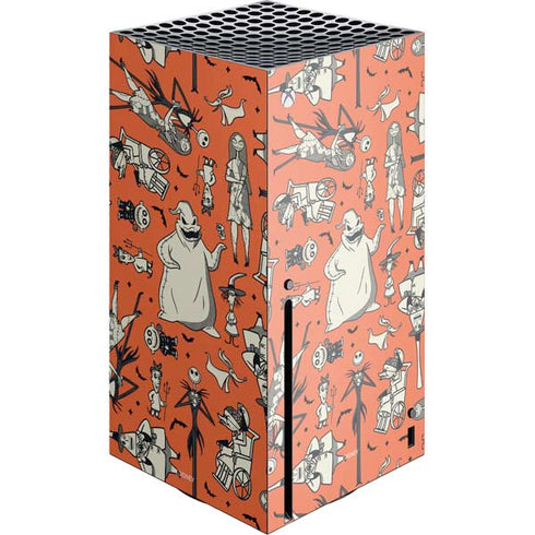 Disney The Nightmare Before Christmas Character Pattern print Xbox Series X Skins