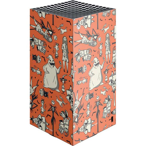 Disney The Nightmare Before Christmas Character Pattern print Xbox Series X Skins
