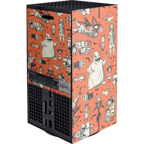 Disney The Nightmare Before Christmas Character Pattern print XBox Series X Digital Edition Console Skin