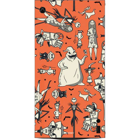 Disney The Nightmare Before Christmas Character Pattern print XBox Series X Digital Edition Console Skin