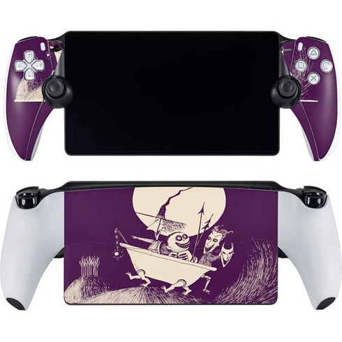 Disney The Nightmare Before Christmas Lock Shock and Barrel Art PlayStation Portal Remote Player Skin