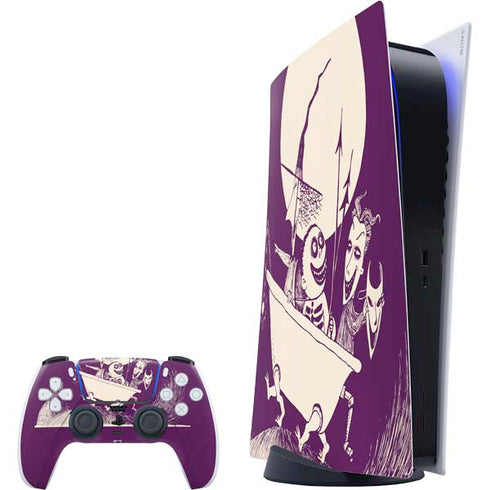 Disney The Nightmare Before Christmas Lock Shock and Barrel Art PlayStation PS5 Skins