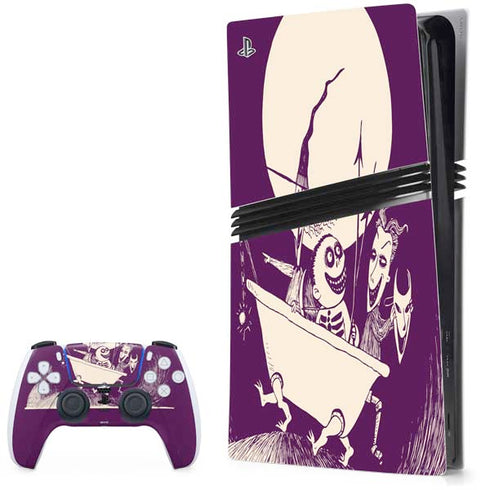 Disney The Nightmare Before Christmas Lock Shock and Barrel Art PlayStation PS5 Skins