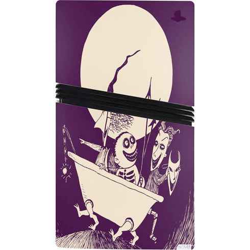 Disney The Nightmare Before Christmas Lock Shock and Barrel Art PS5 Pro Console Skin