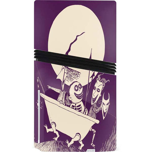 Disney The Nightmare Before Christmas Lock Shock and Barrel Art PS5 Pro Disk Bundle Skin