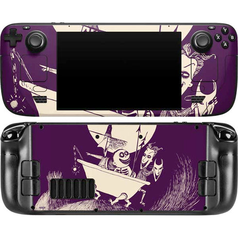 Disney The Nightmare Before Christmas Lock Shock and Barrel Art Steam Deck Handheld Gaming Computer OLED Skin