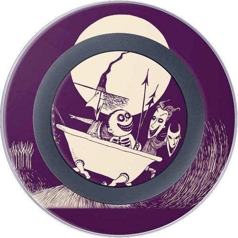 Disney The Nightmare Before Christmas Lock Shock and Barrel Art Wireless Charger Skin