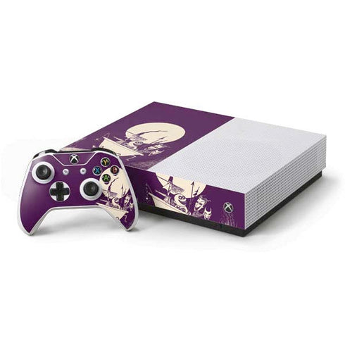 Disney The Nightmare Before Christmas Lock Shock and Barrel Art Xbox One S All-Digital Edition Bundle Skin