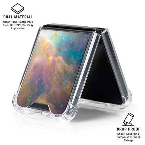 The Orion Nebula Galaxy Z Flip6 Clear Case