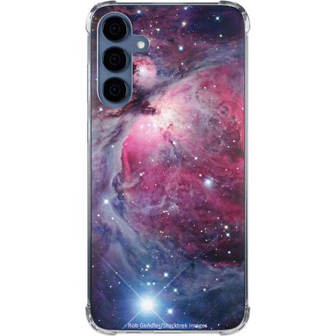 The Orion Nebula Pink Galaxy A55 5G Clear Case