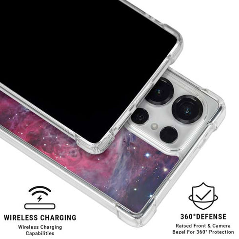 The Orion Nebula Pink Galaxy S25 Ultra Clear Case