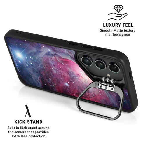 The Orion Nebula Pink Galaxy S26 Plus Kickstand Case
