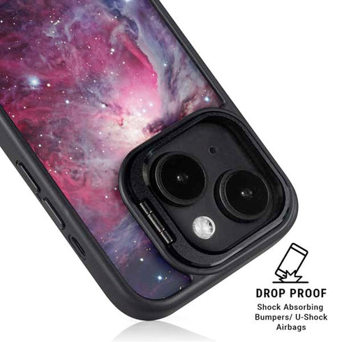 The Orion Nebula Pink iPhone 13 Kickstand Case