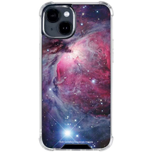 The Orion Nebula Pink iPhone 15 Clear Case