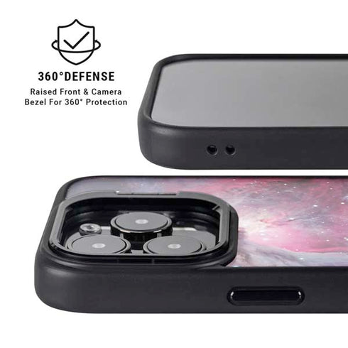 The Orion Nebula Pink iPhone 15 Pro Kickstand Case