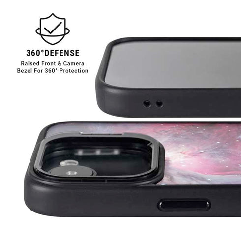 The Orion Nebula Pink iPhone 16e Kickstand Case
