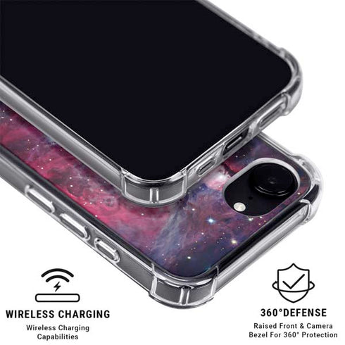 The Orion Nebula Pink iPhone 16e MagSafe Case