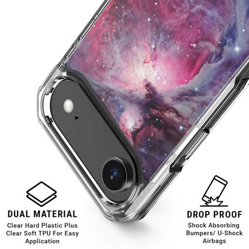 The Orion Nebula Pink iPhone 17 Air Clear Case