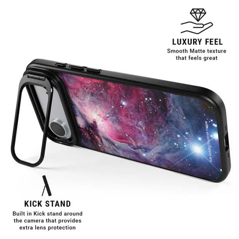 The Orion Nebula Pink iPhone 17 Air Kickstand Case