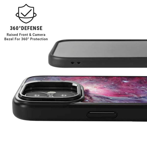 The Orion Nebula Pink iPhone 17 Kickstand Case