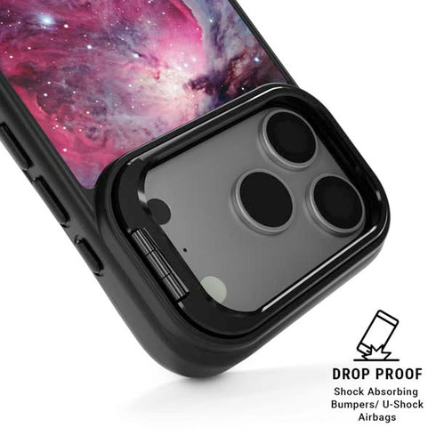 The Orion Nebula Pink iPhone 17 Pro Max Kickstand Case