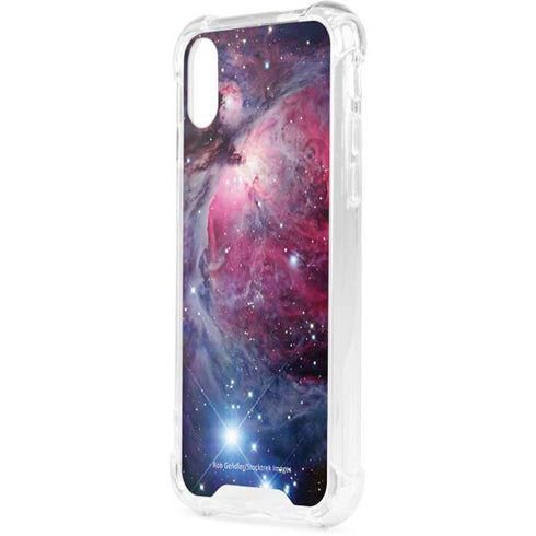 The Orion Nebula Pink iPhone XS Clear Case