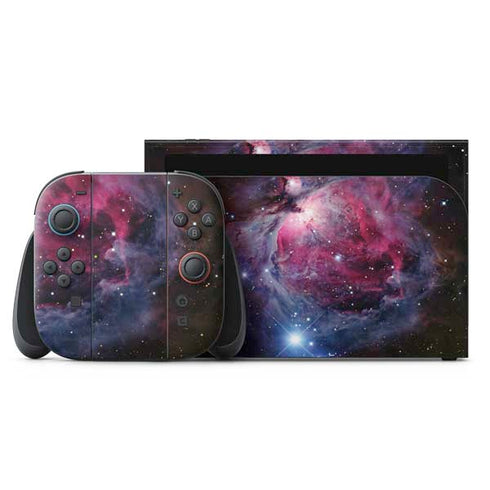 The Orion Nebula Pink Nintendo Switch 2 (2025) with Joy-Con Skin