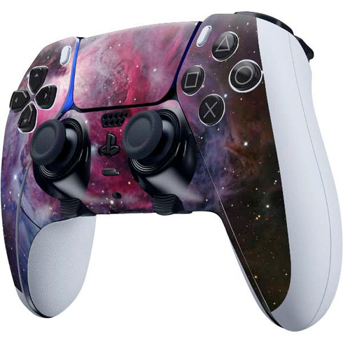 The Orion Nebula Pink PS5 DualSense Edge Pro Controller Skin
