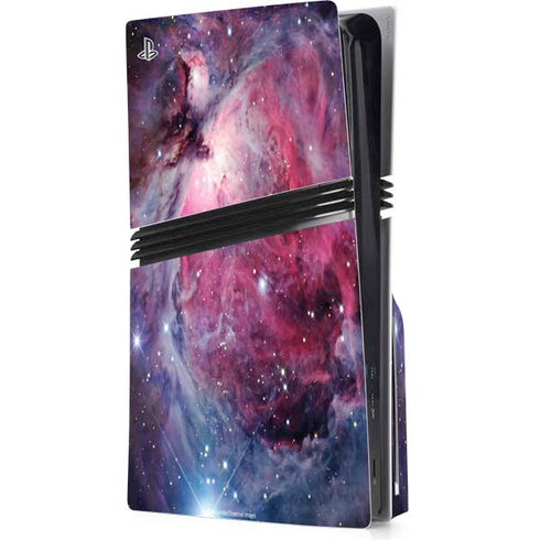 The Orion Nebula Pink PS5 Pro Disk Console Skin