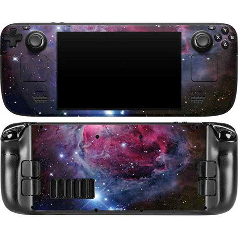 The Orion Nebula Pink Steam Deck Handheld Gaming Computer OLED Skin