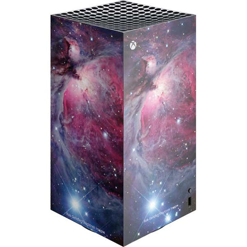 The Orion Nebula Pink XBox Series X Digital Edition Console Skin