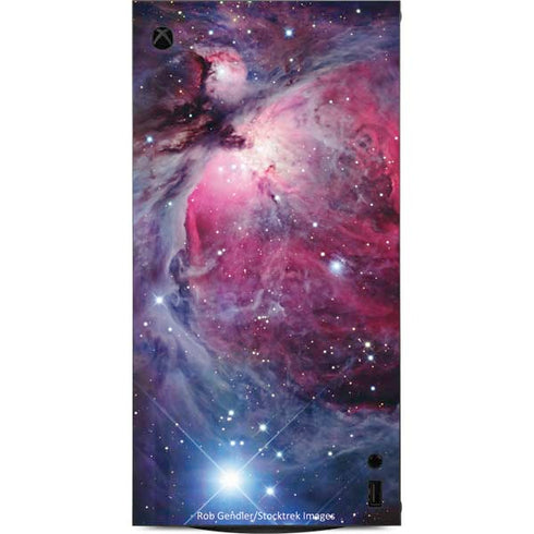 The Orion Nebula Pink XBox Series X Digital Edition Console Skin