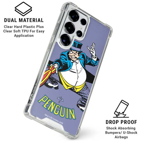 DC Comics The Penguin Portrait Galaxy S25 Ultra Clear Case