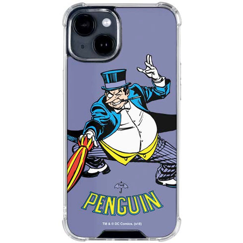 DC Comics The Penguin Portrait iPhone 15 Clear Case