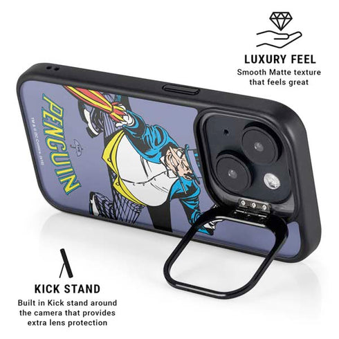 DC Comics The Penguin Portrait iPhone 15 Kickstand Case