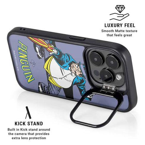 DC Comics The Penguin Portrait iPhone 15 Pro Max Kickstand Case