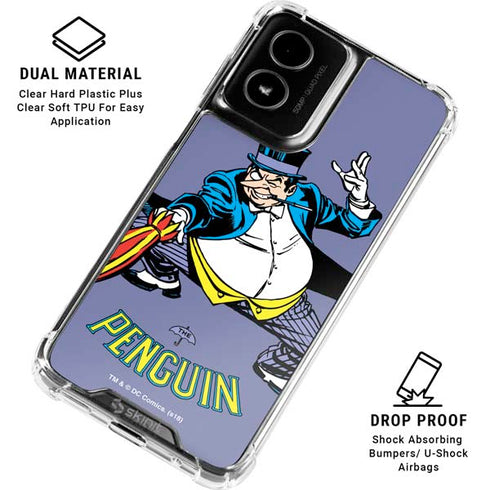 DC Comics The Penguin Portrait Moto G Power 5G (2024) Clear Case