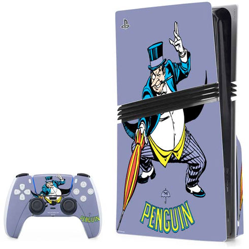 DC Comics The Penguin Portrait PS5 Pro Disk Bundle Skin